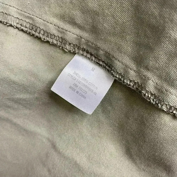 Francesca’s Collections Blue Rain Anorak Camo Embroidered jacket - Picture 8 of 8